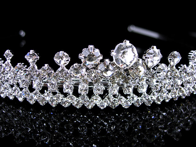 Full Crystal Superb Bridal Queen Wedding Crystal Crystal Tiara  